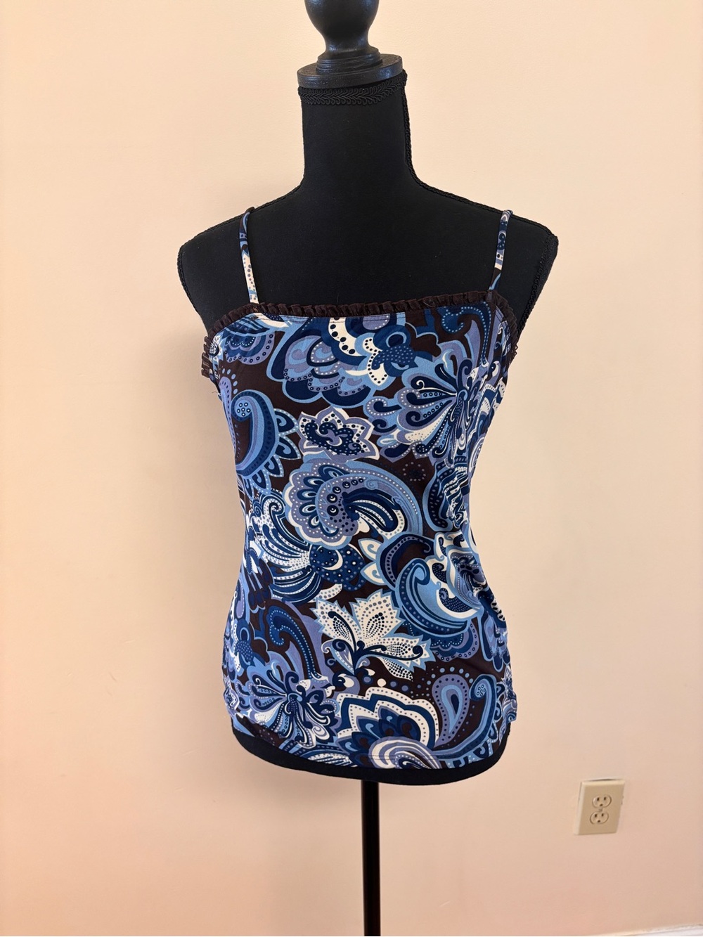 Vintage paisley tank top